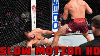 Jiri Prochazka Brutally Kos Volkan Oezdemir Super Slow Motion HD [upl. by Zedecrem]