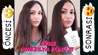 Evde Keratin Bakımı Brezilya Fönü Nasıl Yapılır  biokeratingold hakkında her şey [upl. by Ahsilak]