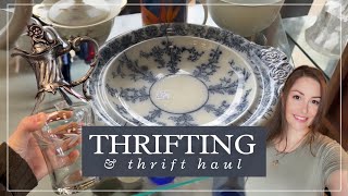 I CANT RESIST THRIFT WITH ME amp THRIFT HAUL  THRIFTING FOR HOME DECOR [upl. by Zeuqcaj377]