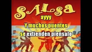 MASCARAS SALSA TAMBA FUEGO KARAOKE [upl. by Nimaj]