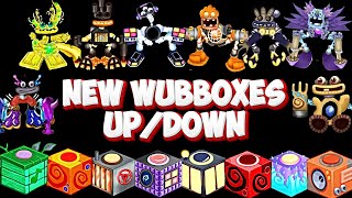 ALL WUBBOX👾 ALL EGGS AND BOXES UPDOWN WITH SOUNDS ALL ISLANDS quotMY SINGING MONSTERSquot [upl. by Alphard]