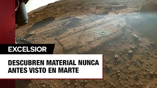 Descubren material nunca antes visto en Marte tras romper una roca por accidente [upl. by Yaner235]