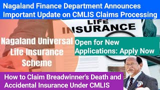 Nagaland Finance Department Announces Important Update on CMLIS Claims Processing  MrYimkhong [upl. by Giacopo]