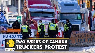 Canadian PM Justin Trudeau slams truckers protest calls truck blockades a threat to economy  WION [upl. by Kudva]