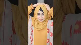 Easy hijab tutorial by Sanjida alam 2022 💜easystyles hijabtutorial [upl. by Am]