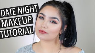 DATE NIGHT MAKEUP TUTORIAL ft SASSY LASH  MoxieLash [upl. by Beeson]