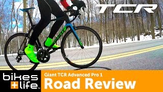 Giant TCR Advanced Pro 1 Road Bike Review [upl. by Modeerf]