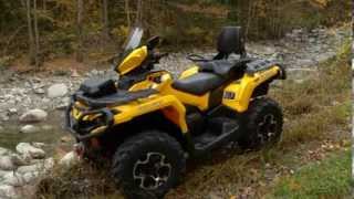 Ams  Action moteur sport  Vtt  Essai CanAm Outlander Max XT 1000 et CanAm Commander X 1000 2013 [upl. by Warthman984]