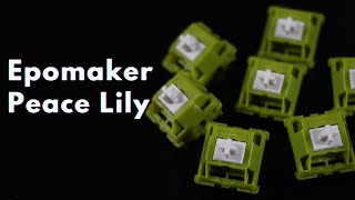 Epomaker Peace Lily Best Budget Switch Full Soundtest and Review [upl. by Voltz333]