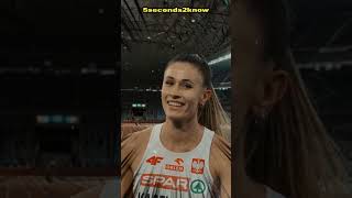 Nowy Rekord Polski Natalii Kaczmarek sport lekkoatletyka polska shorts [upl. by Mariann]