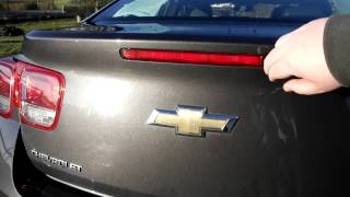 Chevrolet Malibu 2013  Opening trunk [upl. by Soma437]