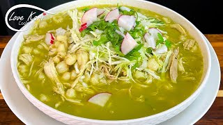 How to Make Green Chicken Pozole Verde de Pollo [upl. by Eirrot607]