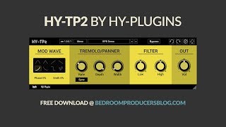 HYTP2 by HYPlugins FREE tremolo VSTAU plugin [upl. by Eedia608]