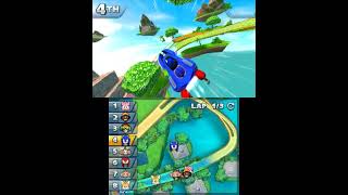 TAS Test Sonic amp AllStars Racing Transformed 3DS  Temple Trouble Glitched WIP [upl. by Rento380]