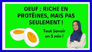 OEUF  Bienfaits en 5 min [upl. by Edd]