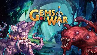 Gems of War  Dripping Caverns Pure Faction level 500 With Hoard Potions  Post 63 Update [upl. by Allx746]