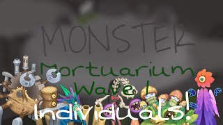 MONSTER MORTUARIUM Wave 1 Individuals Msm fanmade island [upl. by Elleneg]