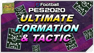 The ULTIMATE Formation amp Tactic in PES 2020 [upl. by Nehemiah785]