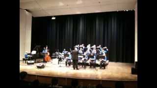 Sherwood Middle Academic Magnet Jazz Band performing quotMinor Madnessquot [upl. by Adniles]