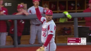 9 Arkansas vs Alabama Game 1 2019 [upl. by Nelad531]