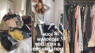 HUGE WARDROBE DECLUTTER amp ORGANISATION  MARIE KONDO STYLE  Kerry Lockwood [upl. by Phoebe403]