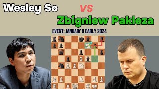 Strategic Brilliance in the Pirc Defense Wesley So vs Zbigniew Pakleza Chess Game [upl. by Aned]