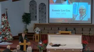 Memorial Service for Ronnie Lee Cox [upl. by Becht]