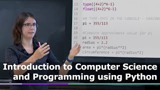 Lecture 1 Introduction to CS and Programming Using Python [upl. by Mode13]