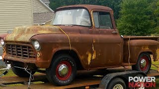 A 55 Chevy Pickup And Tahoe Chassis Swap You Want To See [upl. by Amabelle]