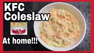 KFC Coleslaw  KFC Salad Recipe  Coleslaw  Coleslaw Salad  My Tasty CookingColeslaw Recipe [upl. by Eidnak]