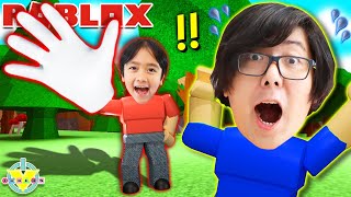 EPIC ROBLOX SLAP BATTLES Lets Play Ryan vs Dad [upl. by Jonathan]