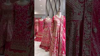 Red colour bridal collections bridal look bride dress designs 😍 [upl. by Jarv]