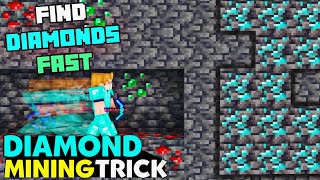 Best trick to get unlimited diamond in minecraft pe survival  minecraft pe diamond mining trick [upl. by Ecal661]