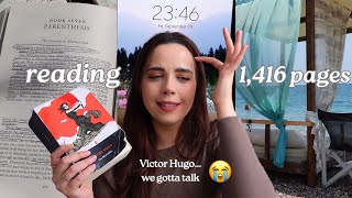 so I read Les Miserables was it worth it 🇫🇷🐌 a reading vlog [upl. by Drummond]