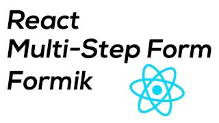 React Multi Step Form With Formik  Yup  React Tutorial [upl. by Aubert38]