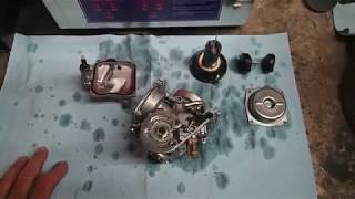 2000 Yamaha Virago 250 XV250 Part 6 carb disassembly and ultrasonic cleaning [upl. by Nalyk]