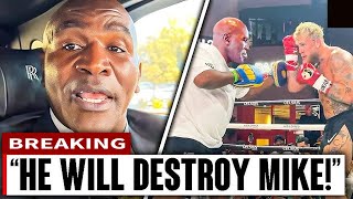 Mike Tyson Explains Biting Glove Habit Jake Paul Slammed For One Sided Boxing Match [upl. by Gillmore]