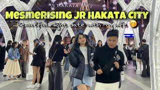 BURI SANGA DATE ME 🤭  Jr Hakata City Japan 🇯🇵  husbandampwife  Exploring Japan  New day New Vlog [upl. by Devitt]