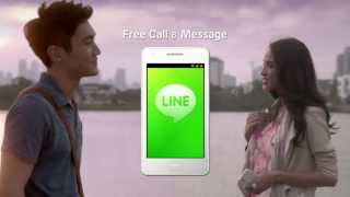 LINE TVC  LINE Brings You Closer English [upl. by Nwahs]