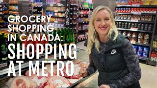 GROCERY SHOPPING IN CANADA Shopping at Metro [upl. by Jayne]