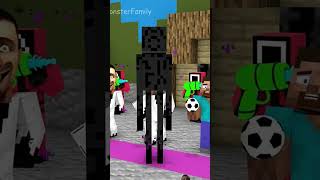 EPIC SQUID GAME😱 minecraft herobrinevssteve roblox memes sguidgame funny monsterschool [upl. by Surbeck]