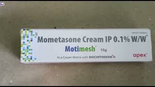 Motimesh Cream  Mometasone Cream Ip 01WW Uses  Motimesh Cream uses side effects benefits Hindi [upl. by Notlim344]