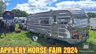 APPLEBY HORSE FAIR 2024 camperlife vanlife vanlifeuk lifeontheroad foryou [upl. by Eocsor]