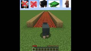 Minecraft mob damage test magma minecraft shorts [upl. by Nomar]