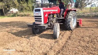 massey 7250 power up performance on rotavater  Gyan graduate [upl. by Doll]