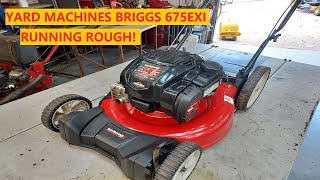 Yard Machines Push Mower Running Rough  Public Service Announcement [upl. by Elvyn514]