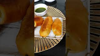 Delicious No Bake Stuffed Mirch Wrapped In Fresh Bread  Full Recipe Video Link Above stuffedbread [upl. by Shiff44]