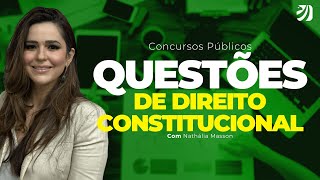 CONCURSOS PÚBLICOS DIREITO CONSTITUCIONAL EM QUESTÕES Nathália Masson [upl. by Arianne]