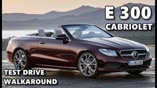 2018 Mercedes E 300 Cabriolet  Test Drive Exterior Interior [upl. by Raji923]