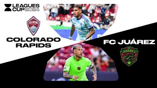 Leagues Cup 2024 FC Juárez 23 Colorado Rapids  Full Match Highlights [upl. by Notfa145]